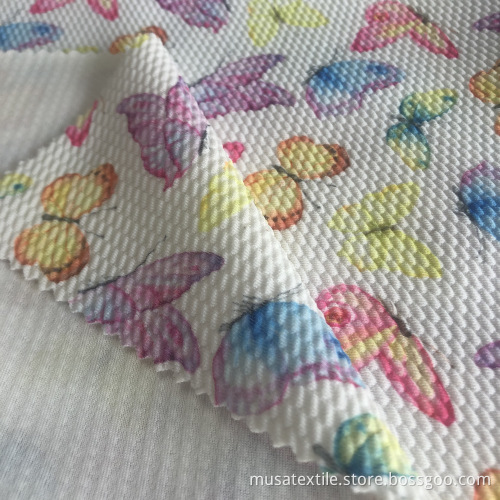 Acceptez la personnalisation du tissu de balle en polyester à imprimé numérique personnalisation
